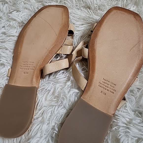 Jeffrey Campbell Lynx Slides Leather Bows Sandals Women's Cute - 8 - Picture 7 of 11